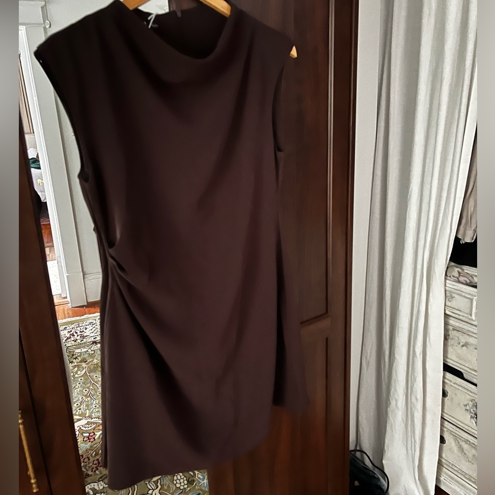 Elegant Maroon Sleeveless Work/Business Casual Outing Dress NWT